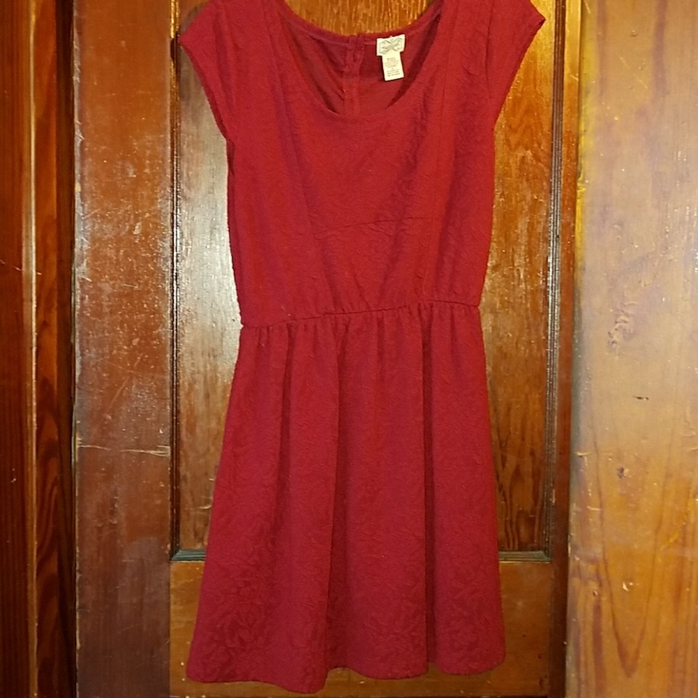 Dress with elastic empire waist
